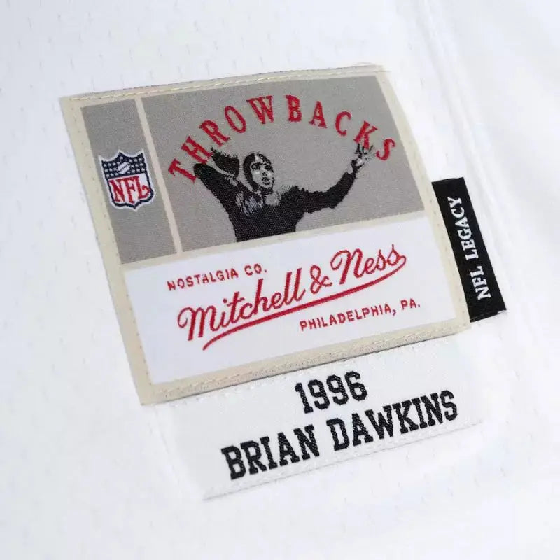 Maillot Vintage Brian Dawkins Philadelphia Eagles 1996 Legacy Retro Blanc - Super-NFL.com