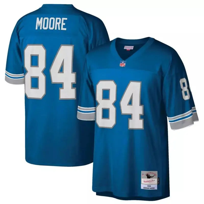 Maillot Vintage Herman Moore Detroit Lions Legacy Retro Bleu - Super-NFL.com