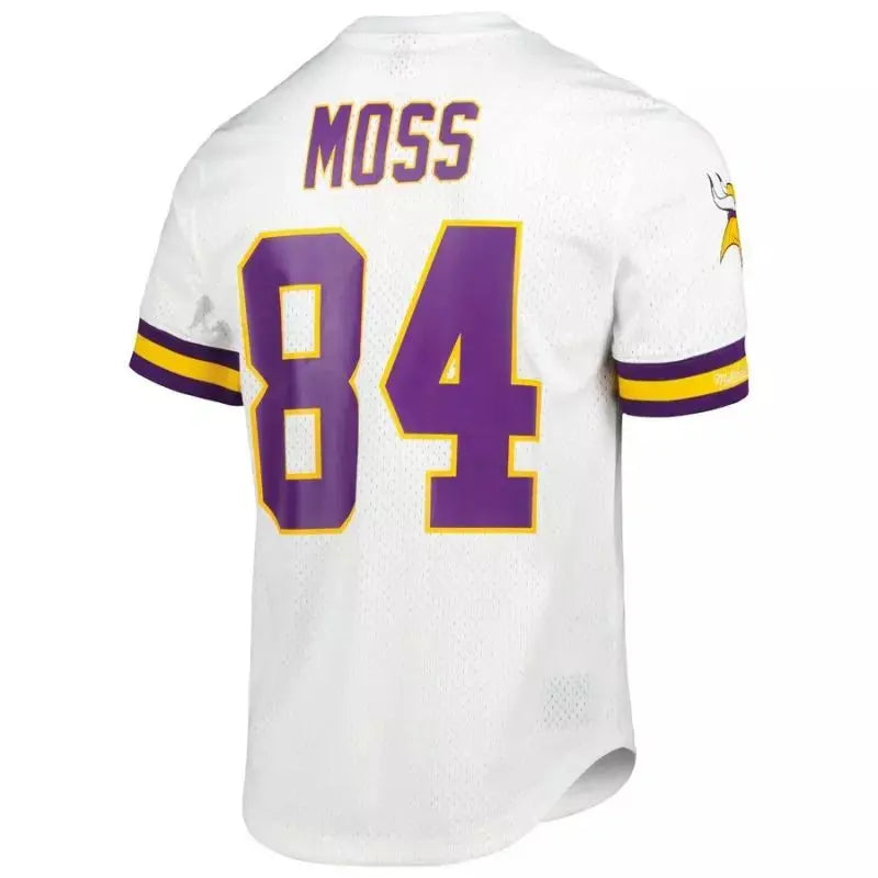 Maillot Vintage Randy Moss Minnesota Vikings Mitchell & Ness N&N Mesh Blanc - Super-NFL.com