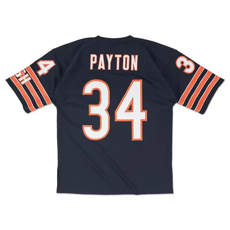 Maillot Vintage Walter Payton Chicago Bears 1985 Legacy Retro Bleu Marine - Super-FL