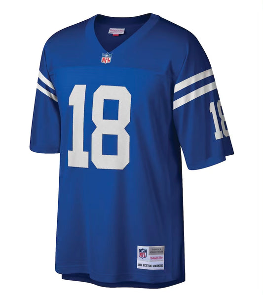 Maillot Vintage Peyton Manning Indianapolis Colt 1998 Legacy Retro Bleu - Super-FL