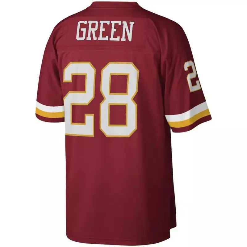 Maillot Vintage Darrell Green Washington Football Team 1991 Legacy Retro Rouge - Super-NFL.com