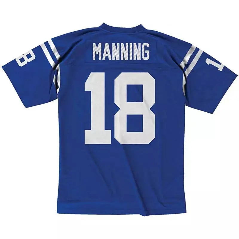 Maillot Vintage Peyton Manning Indianapolis Colt 1998 Legacy Retro Bleu - Super-FL