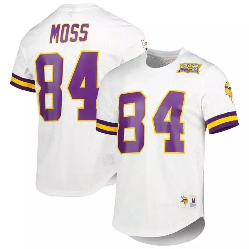 Maillot Vintage Randy Moss Minnesota Vikings Mitchell & Ness N&N Mesh Blanc - Super-NFL.com