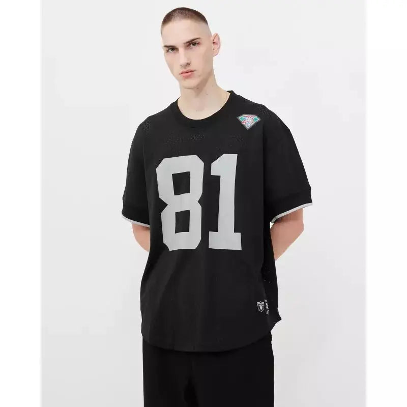 Maillot Vintage Tim Brown Las Vegas Raiders N&N Mesh Noir - Super-NFL.com