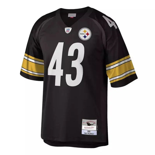 Maillot Vintage Troy Polamalu Pittsburgh Steelers 2005 Legacy Retro Noir - Super-NFL.com